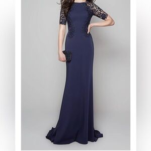 Alyce Paris 27585 Navy Mother of the Bride Dress